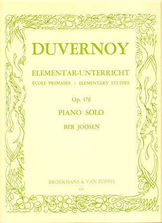 DUVERNOY - BER JOOSEN - OP. 176 ELEMENTARY STUDIES PIANO