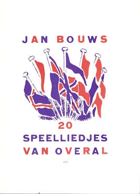 BOUWS, JAN - 20 SPEELLIEDJES VAN OVERAL PIANO