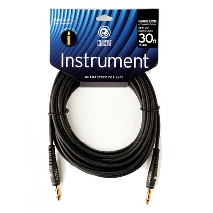 PLANET WAVES GCS30 + COMPRESSION SPRING - KABEL JACK-JACK 9.0 MTR CUSTOM SERIES