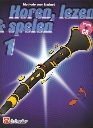 HOREN, LEZEN & SPELEN - KLARINET METHODE DEEL 1 + CD