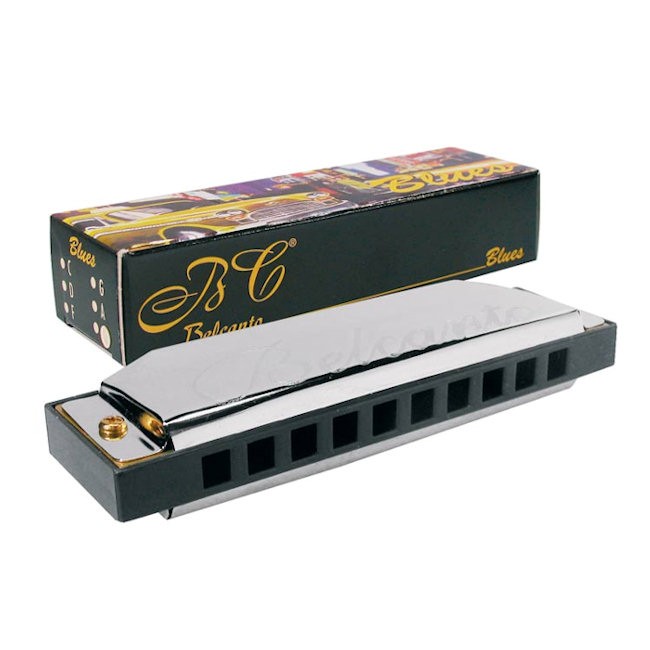 Belcanto HRM-20-C blues harp mondharmonica in C stemming