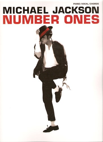 JACKSON, MICHAEL - NUMBER ONES ZANG - PIANO - GITAAR