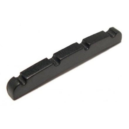 GRAPH TECH PT-1214-00 BLACK TUSQ NUT - TOPKAM JAZZ BASS 4 39.5X4.75X3.25MM
