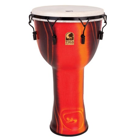 TOCA SFDMX-12F FREESTYLE MECHANICALLY TUNED - DJEMBE 12" FIESTA KUNSTSTOF HOOGTE 24"(61CM)