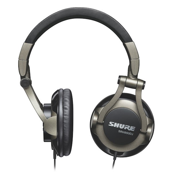 SHURE SRH550DJ - HOOFDTELEFOON DJ DRAAIBAAR