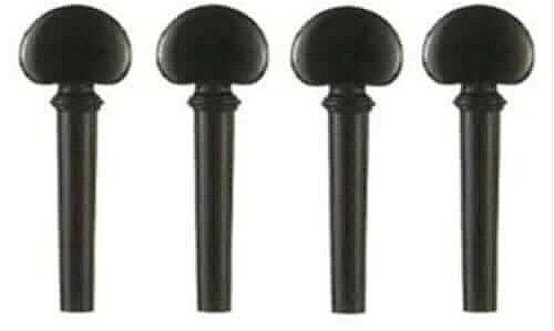 ELS VF44E2 4 STUKS - STEMSLEUTEL VIOOL 4/4 EBONY MEDIUM
