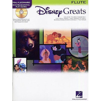 WALT DISNEY - GREATS FLUTE - DWARSFLUIT + CD