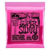 ERNIE BALL 3223 SUPER SLINKY 3-PACK - SNAREN 009-042 NICKELWOUND