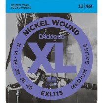 D'ADDARIO EXL115 - SNAREN 011-049 NICKELWOUND