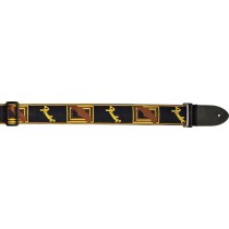 FENDER 099-0681-000 - GITAARRIEM BLACK / YELLOW / BROWN