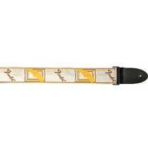 FENDER 099-0683-000 - GITAARRIEM WHITE / BROWN / YELLOW