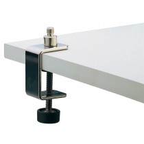 KONIG & MEYER 23700-300-55 - TAFELKLEM VOOR ZWANENHALS 3/8 ZWART