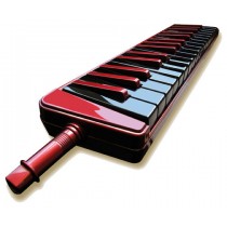 HOHNER STUDENT FIRE 9432174 - MELODICA 32 TOETSEN ROOD / ZWART