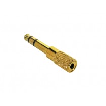 BOSTON AT-165G GOLD - ADAPTER JACK 3.5 FEMALE - 6.3 MALE STEREO