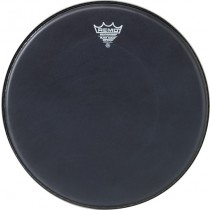 REMO BE-0812-ES - DRUMVEL 12" BLACK SUEDE EMPEROR