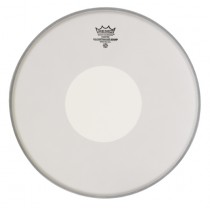 REMO CS-0114-10 CONTROLLED SOUND COATED - DRUMVEL 14" RUW WIT ZWARTE DOT ONDERKANT