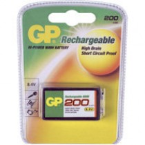 GP 20R8H-UC1 - ACCU NIMH 8V4 200MAH