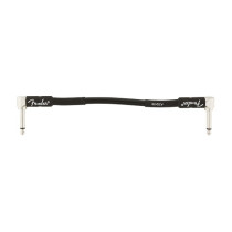 FENDER PROFESSIONAL SERIES 0990820056 - KABEL JACK 6.3 2X HAAKS 15CM 6" ZWART