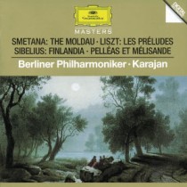 SMETANA/SIBELIUS/LISZT /KARAJAN /BERLINER PHILHARMONIKER - MOLDAU/FINLANDIA/PELLEAS ET MELISANDE - cd