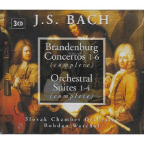 BACH, J.S. - BRANDENBURG CONCERTOS 1-6 / ORCHESTRAL SUITES 1-4 - cd