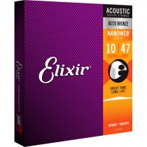 ELIXIR 11002 NANOWEB EXTRA LIGHT - SNAREN 010-047 BRONZE