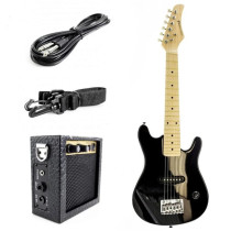 PURE TONE KIDS ELECTRIC GUITAR PACK - GITAAR ELEKTRISCH 1/2 MODEL + VERSTERKER & KABEL