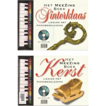 BLADMUZIEK - MEEZINGBOEK SINT & KERST ZANG / PIANO + CD