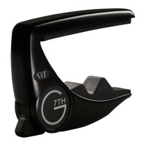 G7TH PERFORMANCE 3 STEEL 6 STRING GUITAR ART CAPODASTER BLACK - CAPO STAALSNARIGE GITAAR ADAPTIVE RADIUS TECHNOLOGY