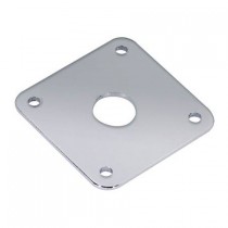 BOSTON JP-5-C - JACK PLATE METAAL CHROOM VIERKANT