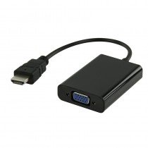 NEDIS CCGB34900BK02 - KABEL HDMI - VGA + 3.5MM 0.20MTR