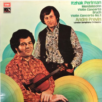 PERLMAN, ITZHAK / ANDRE PREVIN, LONDON SYMPHONY ORCHESTRA - VIOLIN CONCERTO / VIOLIN CONCERTO NO.1 -VINYL-
