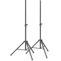 STAGG SPSQ10 SET SPEAKERSTANDS - STANDAARD LUIDSPREKER STAAL 113-187CM 2X + TAS