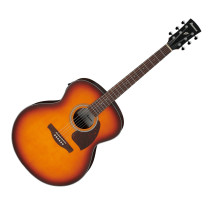 IBANEZ PJ50E-OAH OPEN PORE - GITAAR WESTERN JUMBO VINTAGE AMBER SUNBURST + EQ