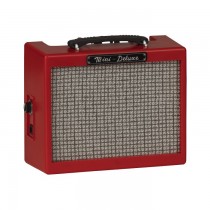 FENDER MINI DELUXE AMP RED MD-20 - VERSTERKER ELEKTRISCHE GITAAR OP BATTERIJEN