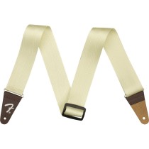 FENDER AM PRO SEAT BELT STRAP OLYMPIC WHITE