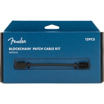 FENDER BLOCKCHAIN PATCH CABLE KIT MEDIUM 12-PACK - KABEL JACK 6.3 2X HAAKS PLAT DIVERSE LENGTES