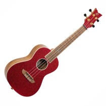 ORTEGA RUEL-MRD ELEMENT SERIES METALLIC RED TOP - UKELELE CONCERT + GIG BAG