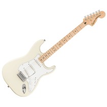 SQUIER STRATOCASTER AFFINITY MN WPG OLW - GITAAR ELEKTRISCH OLYMPIC WHITE MAPLE NECK