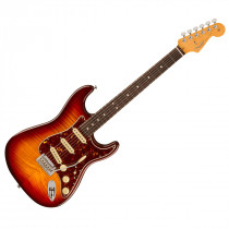 FENDER STRATOCASTER AMERICAN PROFESSIONAL II 70TH ANNIVERSARY - GITAAR ELEKTRISCH COMET BURST ROSEWOOD FINGERBOARD