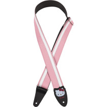 FENDER X HELLO KITTY LEATHER STRAP PINK - GITAARRIEM ROZE 2" 5CM