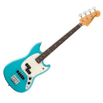 FENDER MUSTANG BASS PJ PLAYER II RW AQB - BASGITAAR AQUATONE BLUE  ROSEWOOD FINGERBOARD