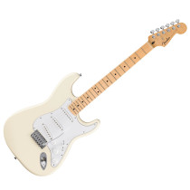 FENDER STRATOCASTER STANDARD MN WPG OWT - GITAAR ELEKTRISCH OLYMPIC WHITE MAPLE FINGERBOARD