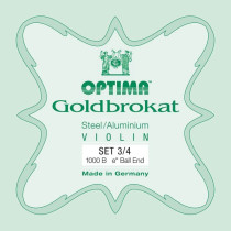 OPTIMA 1000-34 BALL END - SNAREN VIOOL 3/4 STEEL & ALUMINIUM