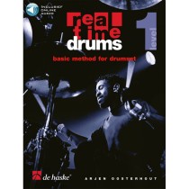 OOSTERHOUT, ARJEN - REAL TIME DRUMS 1 METHODE + AUDIO ONLINE - bladmuziek