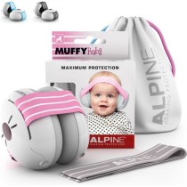 ALPINE MUFFY BABY OORKAPPEN PINK - GEHOOR BESCHERMING VOOR BABY'S ROZE