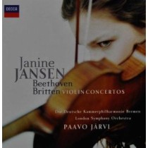 JANSEN JANINE/JAERVI - BEETHOVEN & BRITTEN CD+DVD