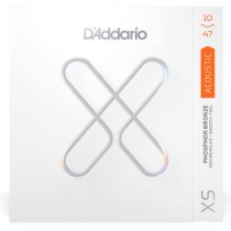 D'ADDARIO XSAPB1047 ACOUSTIC EXTRA LIGHT - SNAREN 010-047 PHOSPHOR BRONZE COATED