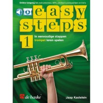 KASTELEIN, JAAP - EASY STEPS 1 TROMPET, CORNET, BUGEL + AUDIO ONLINE