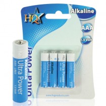 HQ-ALK-AAA-01 4-PACK - BATTERIJ AAA ALKALINE 1.5V LR03