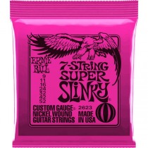 ERNIE BALL 2623 7-STRING SUPER SLINKY - SNAREN 009-052 NICKELWOUND